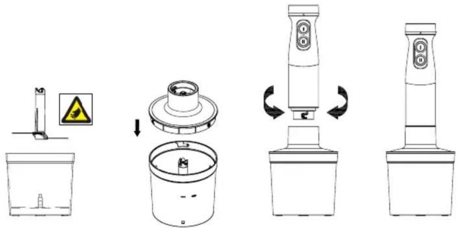 WILFA Fusion SM2B-1000FP - WIE MAN DEN SCHNEEBESEN BENUTZT - 2