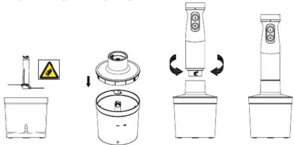WILFA Fusion SM2B-1000FP - HVORDAN BRUKE BLENDERSTAVEN - 4