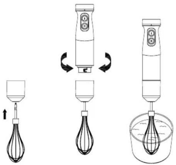 WILFA Fusion SM2B-1000FP - KUINKA KÄYTTÄÄ TEHOSEKOITTIMEN AKSELIA - 2