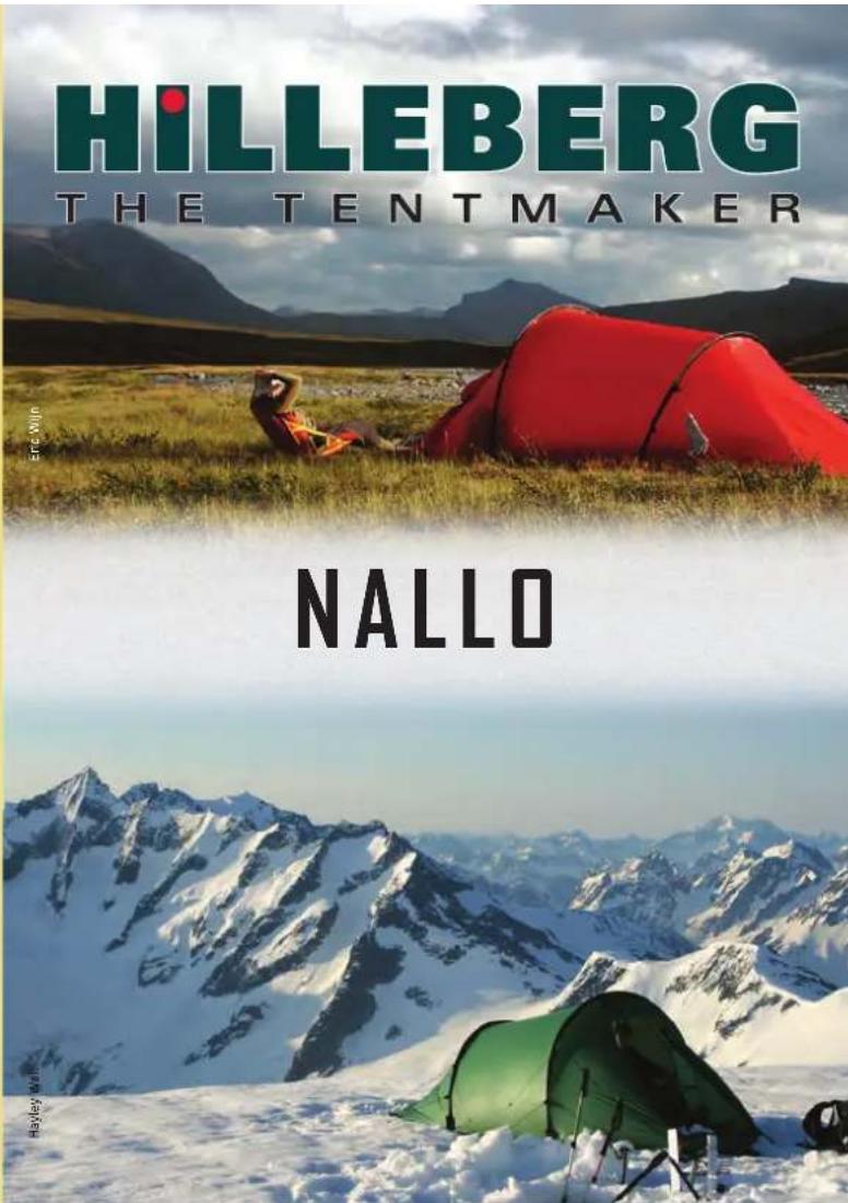 HILLEBERG THE TENTMAKER NALLO Hayley Hall
