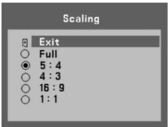 AOPEN DT2462M - [Scaling（スケーリング）] - 1