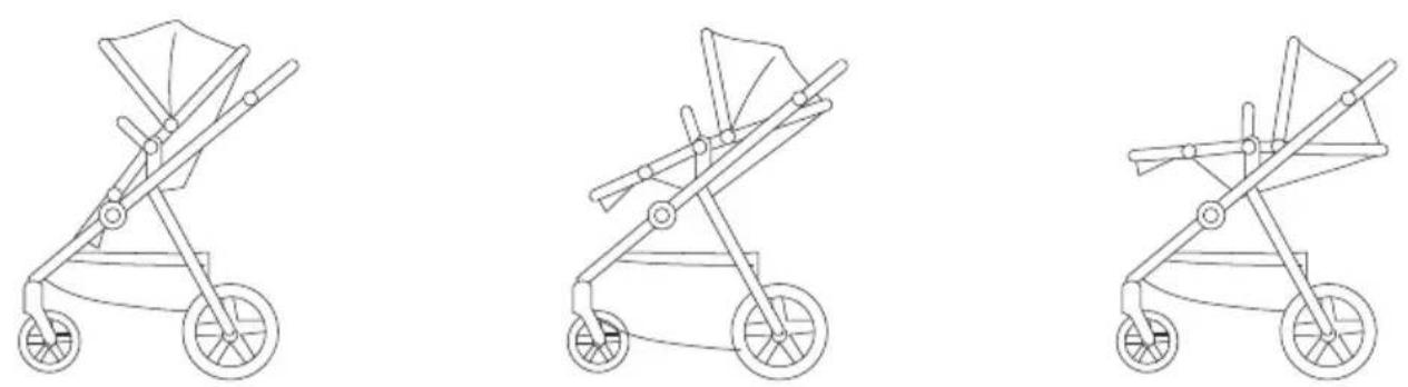 Beemoo Pro Multi 2 - ADJUSTABLE RECLINE POSITIONS (SEAT SECTION) - 1