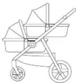 Beemoo Pro Multi 2 - POSSIBLE SEAT POSITIONS USING CARRYCOT/S AND/OR SEAT SECTION - 4