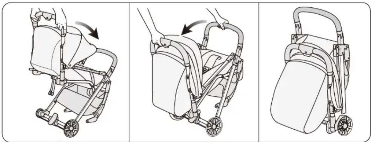 Beemoo Pro Airway - Rattaiden kokoontaittaminen - 2