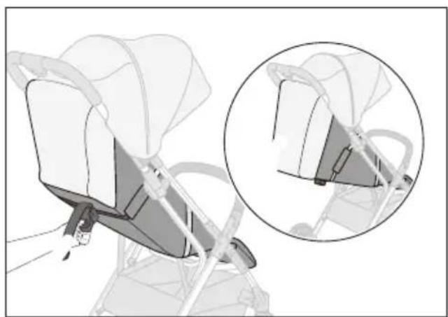 Beemoo Pro Airway - Taitettavan selkänojan käyttäminen - 1
