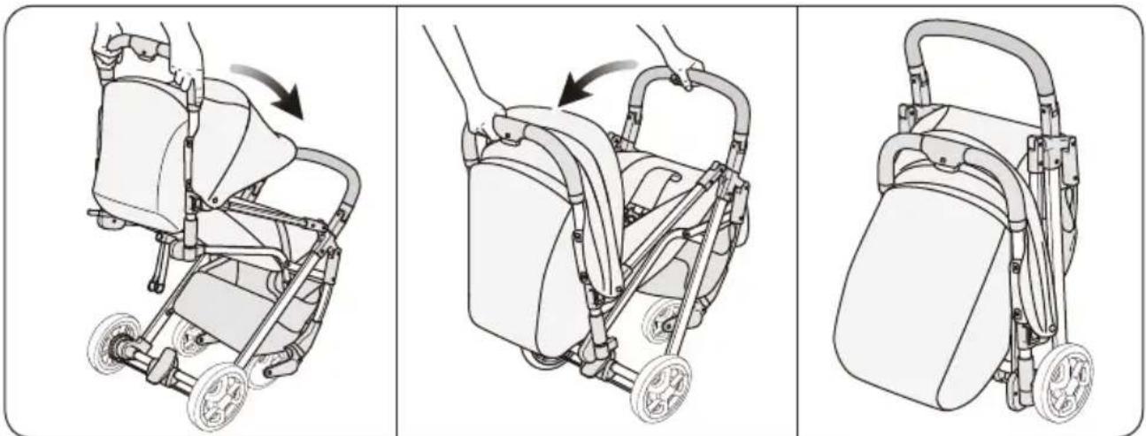 Beemoo Pro Airway - Folding the Stroller - 2