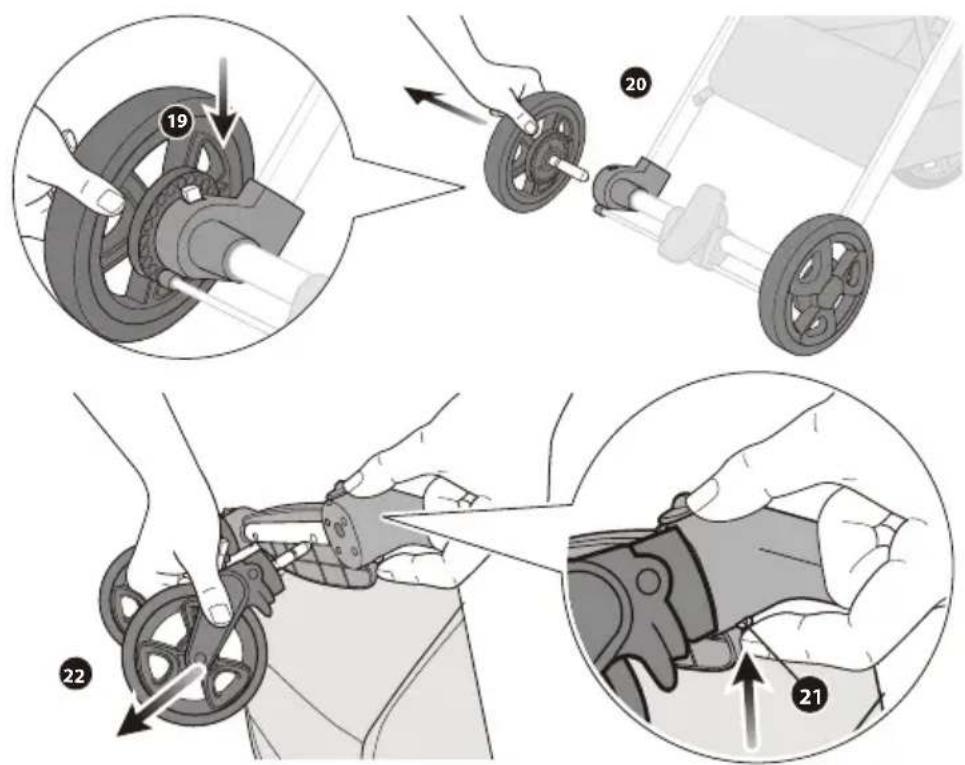 Beemoo Pro Airway - TFjern bakhjulet/forhjulet - 1