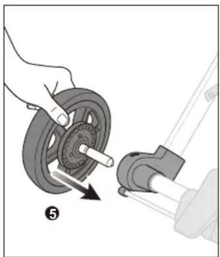 Beemoo Pro Airway - Montering av bakhjul - 1