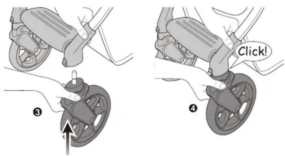 Beemoo Pro Airway - Montering af forhjul - 1