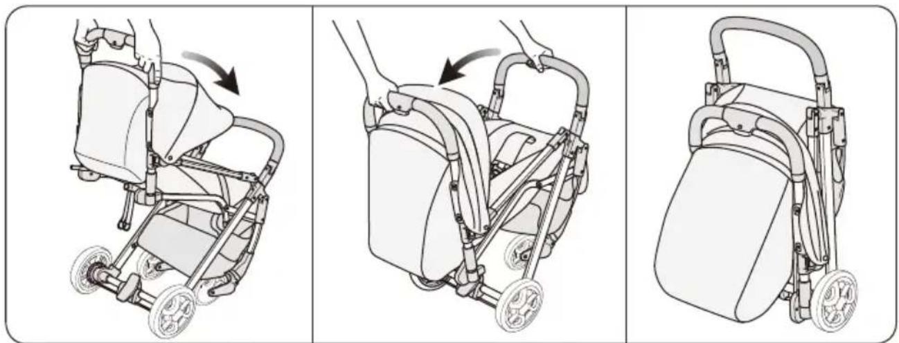 Beemoo Pro Airway - Fälla ihop barnvagnen - 2