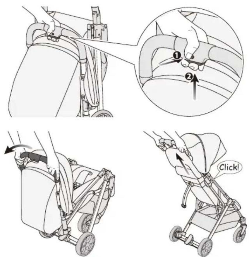Beemoo Pro Airway - Fold klapvognen ud - 1
