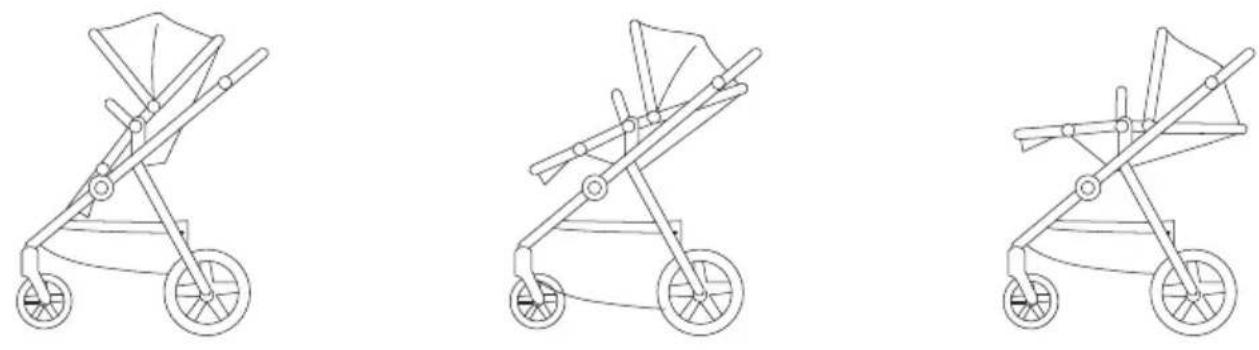 Beemoo Pro Multi 2 Seat Section - ADJUSTABLE RECLINE POSITIONS (SEAT SECTION) - 1