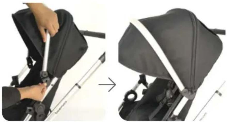 Beemoo Pro Multi 2 Seat Section - Montering af kalechen - 1