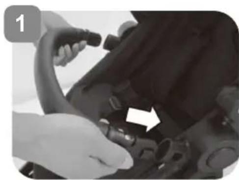 Beemoo Pro Multi 2 Seat Section - Install/Remove the Bumper bar - 1