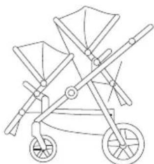 Beemoo Pro Multi 2 Seat Section - Montering af kalechen - 8