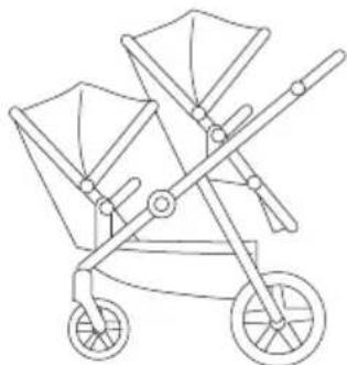Beemoo Pro Multi 2 Seat Section - MULIGE SETEPOSISJONER VED BRUK AV TO SITTEDELER - 3