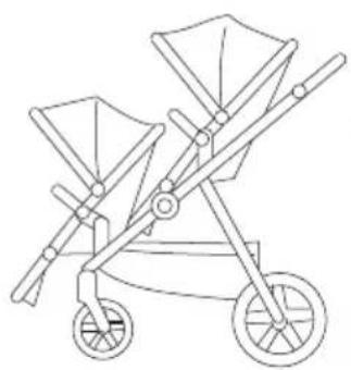 Beemoo Pro Multi 2 Seat Section - MÖJLIGA SITTDELSPOSITIONER MED TVÅ SITTDELAR - 1