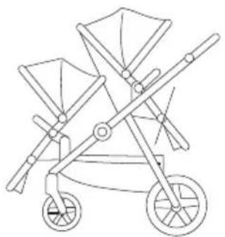 Beemoo Pro Multi 2 Seat Section - Installera/Ta bort sittdel - 8