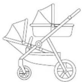 Beemoo Pro Multi 2 Seat Section - MULIGE POSITIONER VED BRUG AF LIGGEDEL OG/ELLER SÆDE - 2