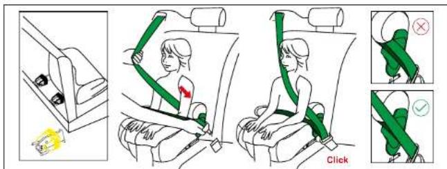 Beemoo Range - ASENNUS ISOFIX-KIINNIKKEILLÄ JA KOLMIPISTEVYÖLLÄ - 1