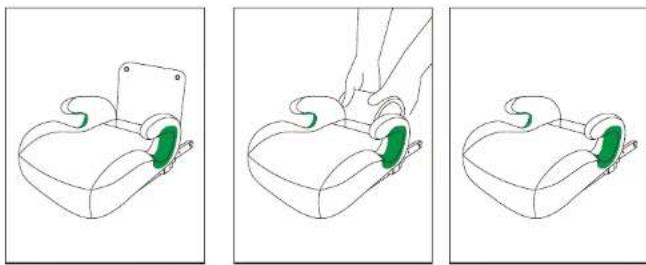 Beemoo Range - CAR SEAT USED AS UNIVERSAL BOOSTER CUSHION - 1