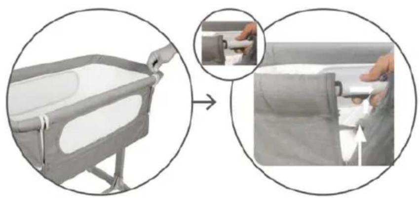 Moweo Alex - Byta till Bedside sleeper- läget: - 1