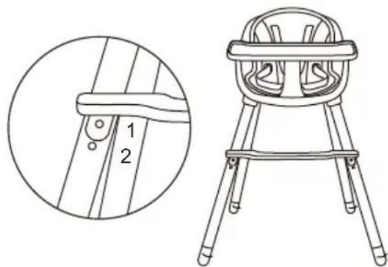 Beemoo CARE Nordic Highchair - MONTERING - 6