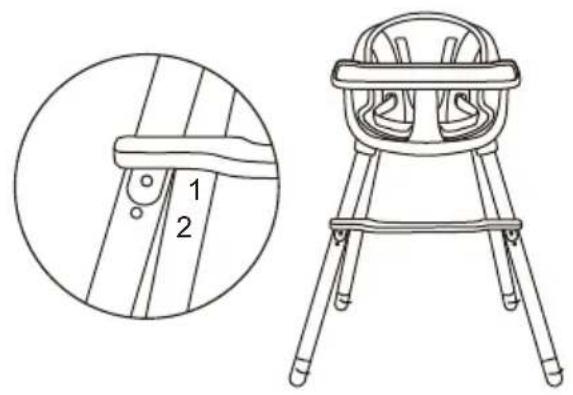 Beemoo CARE Nordic Highchair - HUOLTO - 10