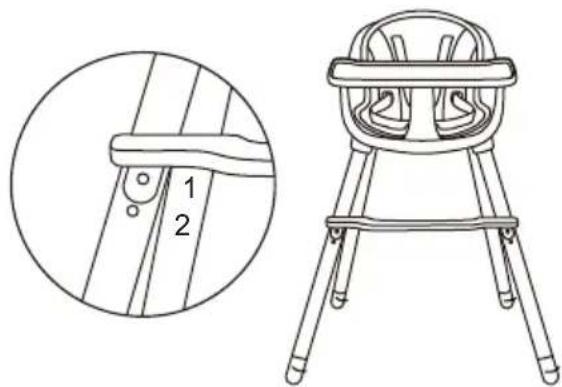 Beemoo CARE Nordic Highchair - ASENNUS - 6
