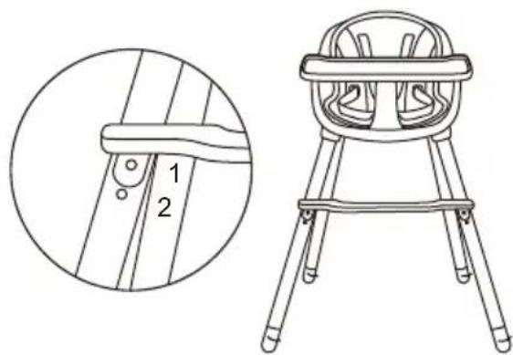 Beemoo CARE Nordic Highchair - MONTERING - 6