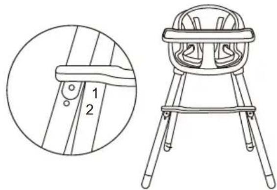 Beemoo CARE Nordic Highchair - ASSEMBLING - 7