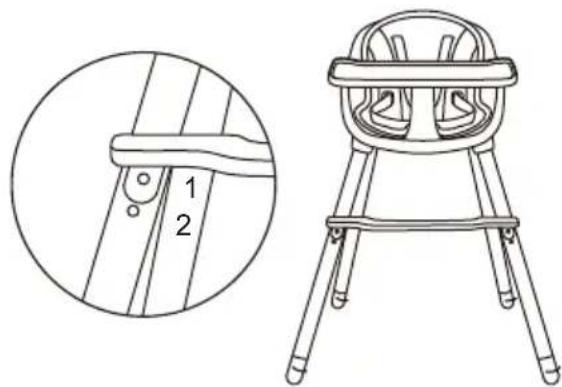 Beemoo CARE Nordic Highchair - MONTERING - 6