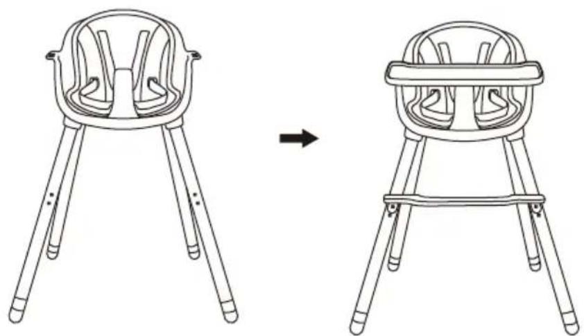 Beemoo CARE Nordic Highchair - ASENNUS - 4