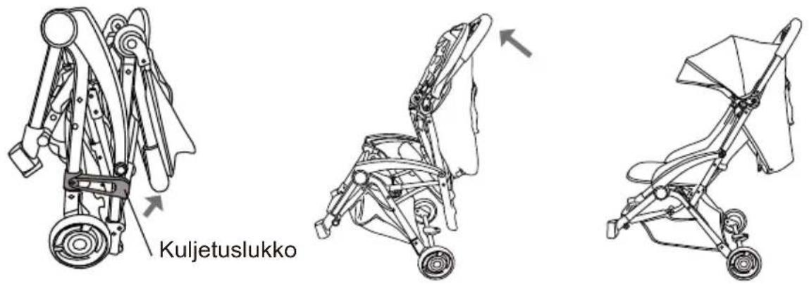 Beemoo Easy Fly Lux 4 - Lastenrattaiden avaaminen - 1