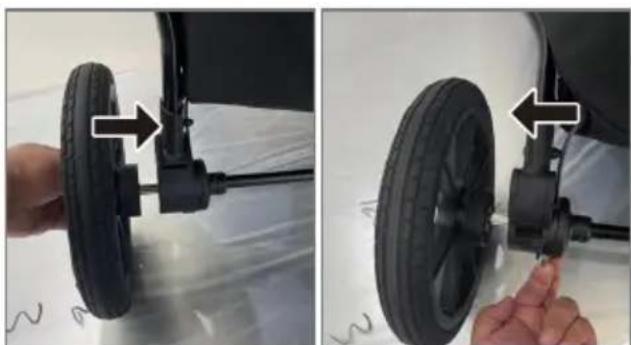 Beemoo BFF60 - Remove the Rear Wheels: - 1