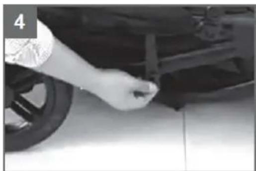 Beemoo BFF60 - Unfold the Stroller: - 4