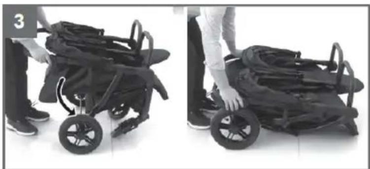 Beemoo BFF60 - Unfold the Stroller: - 3