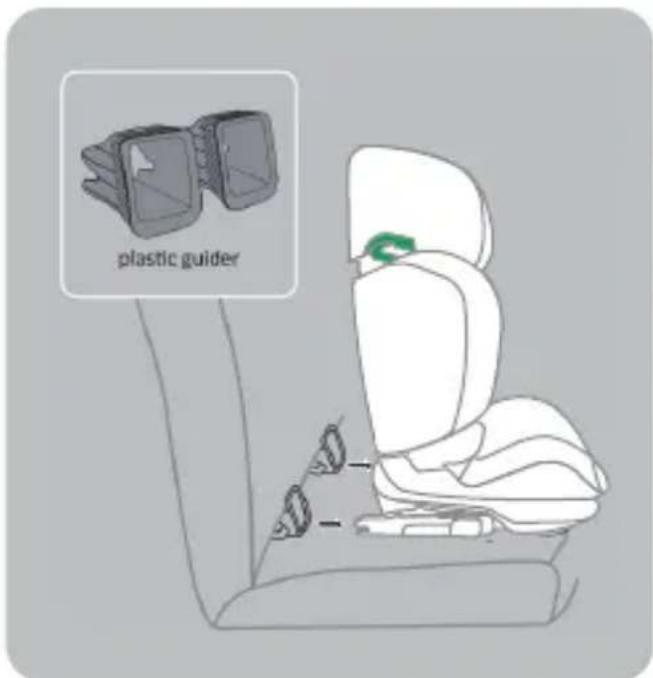 Beemoo Recline - Afmontering af autostolen - 1