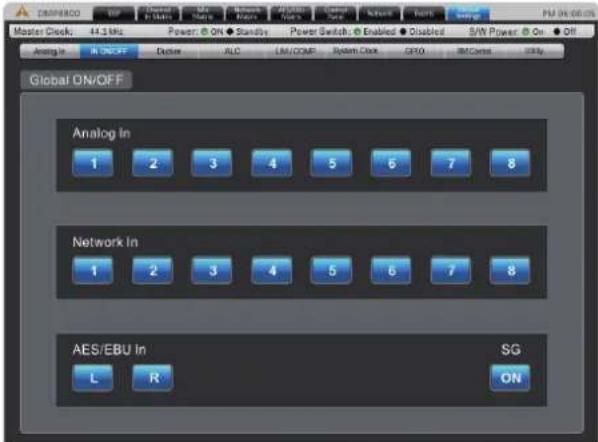 PHONIC DMP8800D - Configuración global - 2
