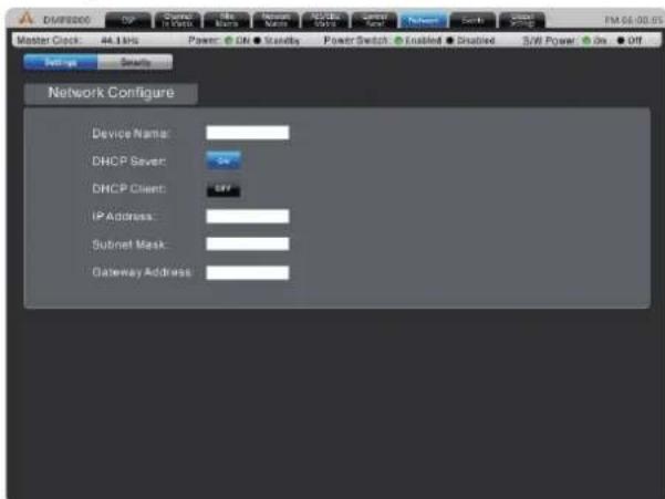 PHONIC DMP8800D - Configuración De Red - 1