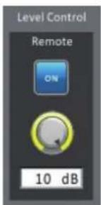 Level Control Remote ON 10 dB