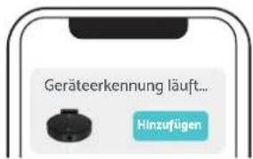 Geräteerkennung läuft... Hinzufügen
