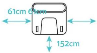61cm 61cm 152cm