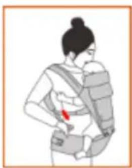Beemoo Care Carry Comfort - Mageplassering (innovervendt) - 7