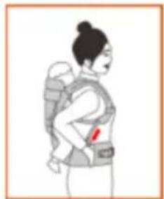 Beemoo Care Carry Comfort Air - Back Carrying Position - 7
