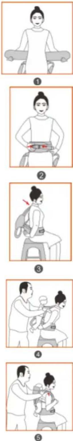 Beemoo Care Carry Comfort Air - Magplacering (utåtvänd) - 3