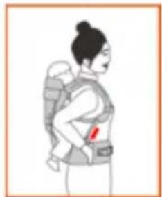 Beemoo Care Carry Comfort Air - Ryggplacering - 1