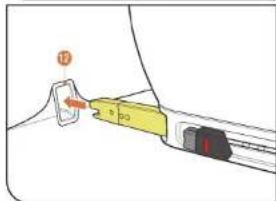 Diagram showing cable connection with labeled components and directional arrow indicating movement