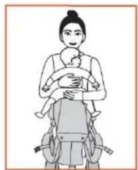 Beemoo CARE Dynamic - Mave-bæreposition (indadvendt) - 2