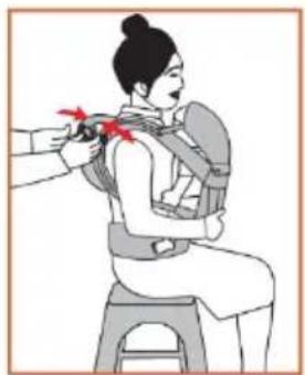 Beemoo CARE Dynamic - Vordere Trageposition (nach innen gerichtet) - 4